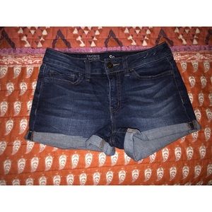 Dark Denim Shorts
